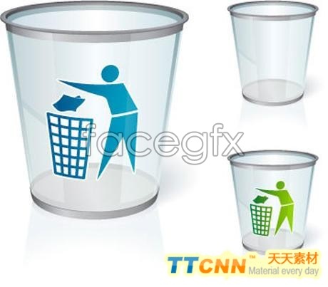 Transparent Trash Can Vector Transparent Trash Can Vector