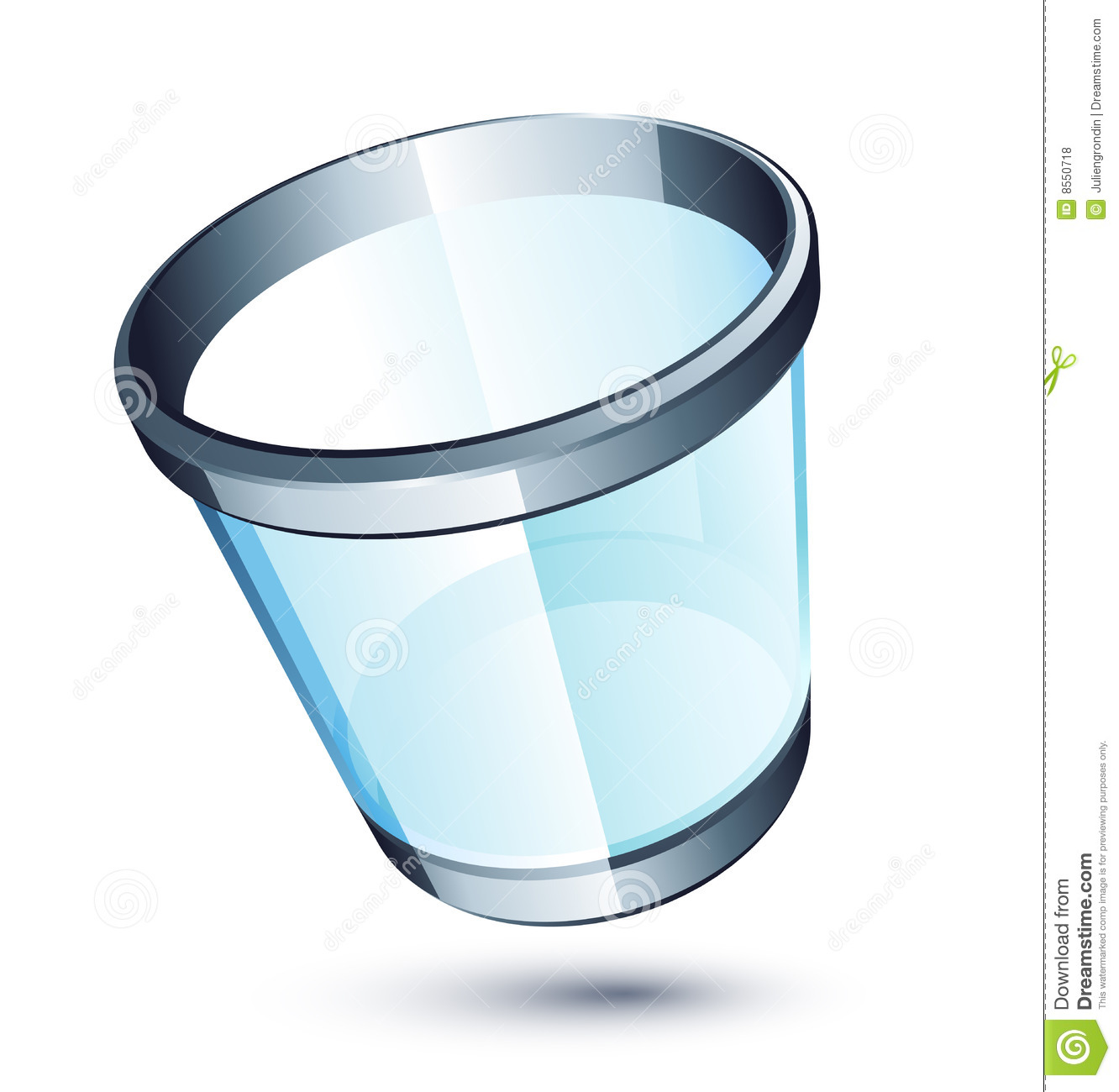 Transparent Trash Can Transparent Trash Can