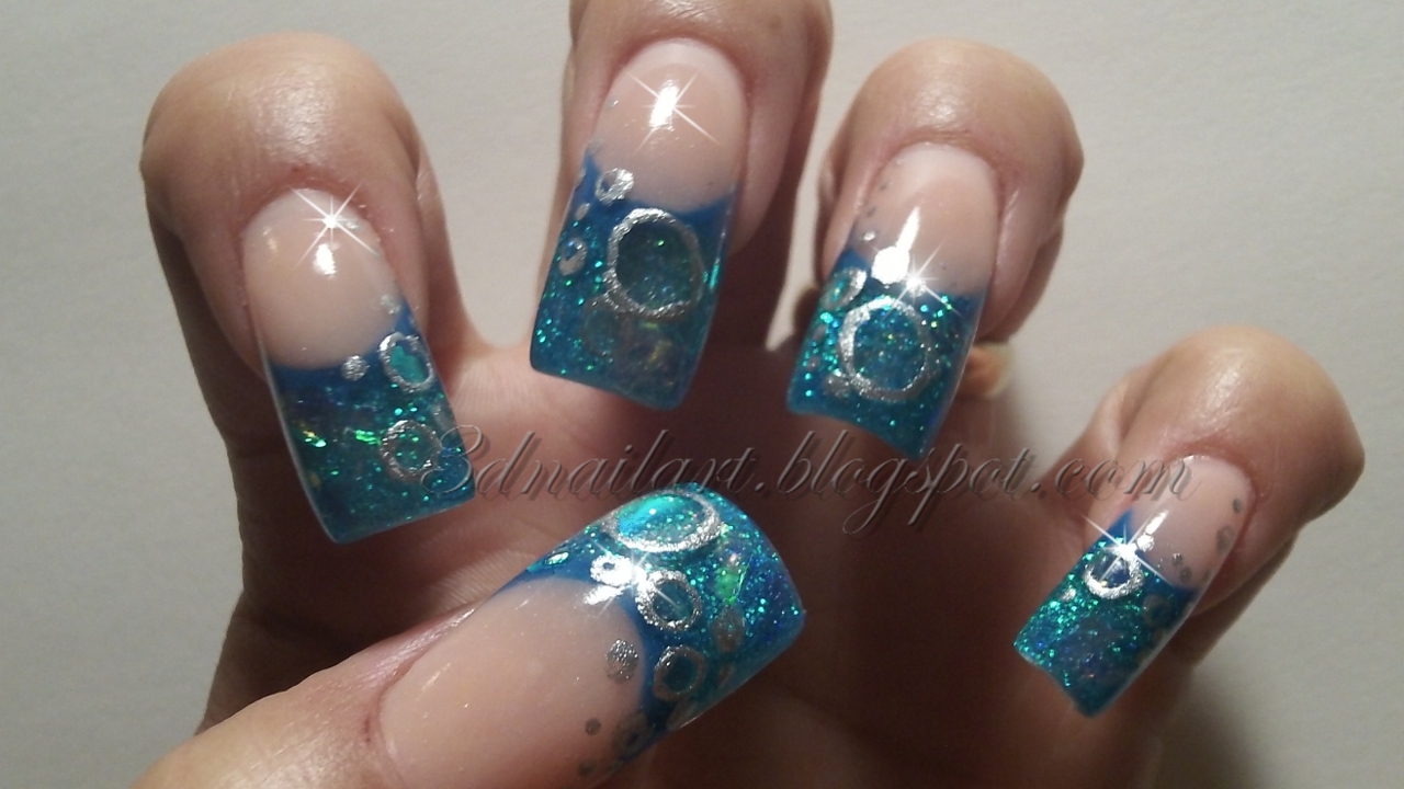 Turquoise Nail Design