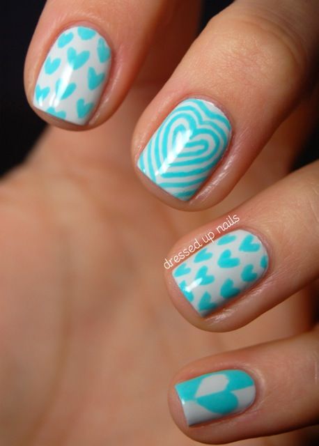 Turquoise Nail Design