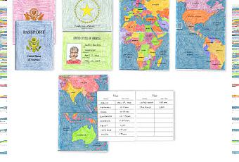 USA Passport Template