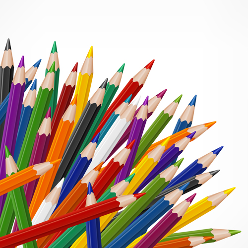 Vector Colored Pencils