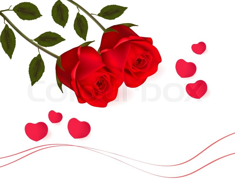 Vector Hearts and Roses Vector Hearts and Roses