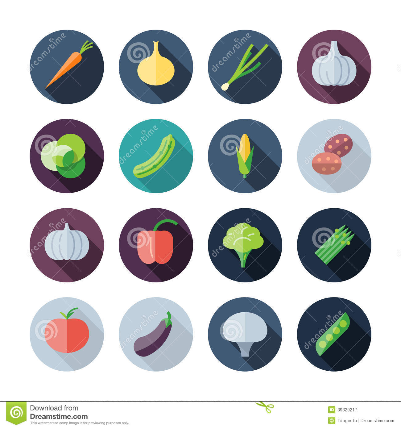 Vegetable Icons Transparent