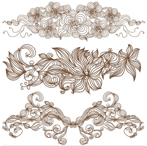 Vintage-Floral-Ornaments-Vector Vintage-Floral-Ornaments-Vector