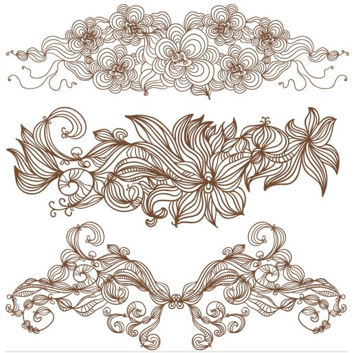 Vintage-Floral-Ornaments-Vector