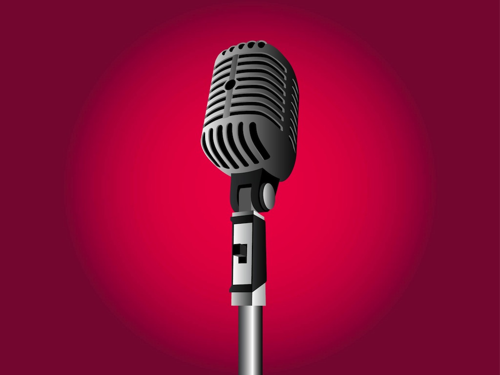 Vintage Microphone Vector Vintage Microphone Vector