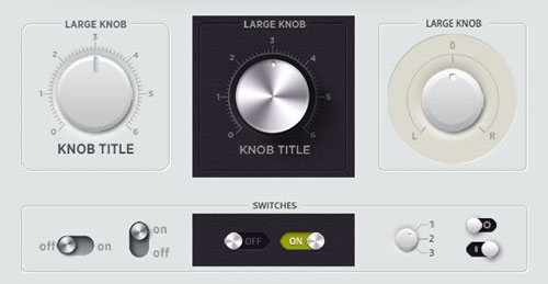 Volume Knobs PSD