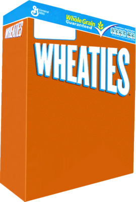 Wheaties Cereal Box Template