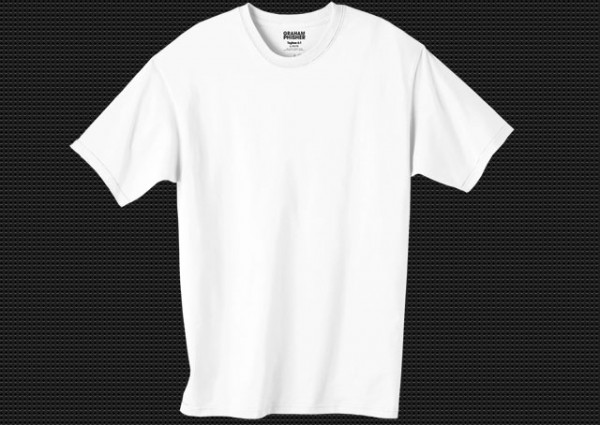 White T-Shirt Template