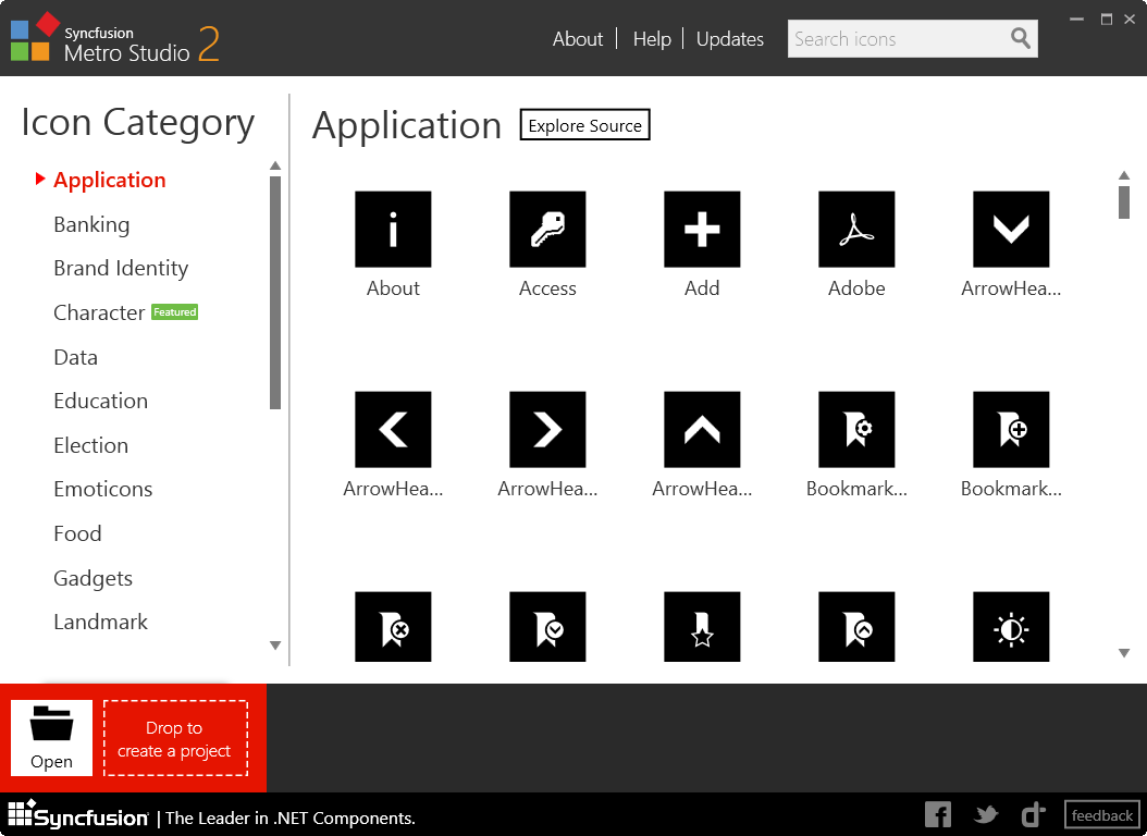 Windows 8 Metro Style Icons