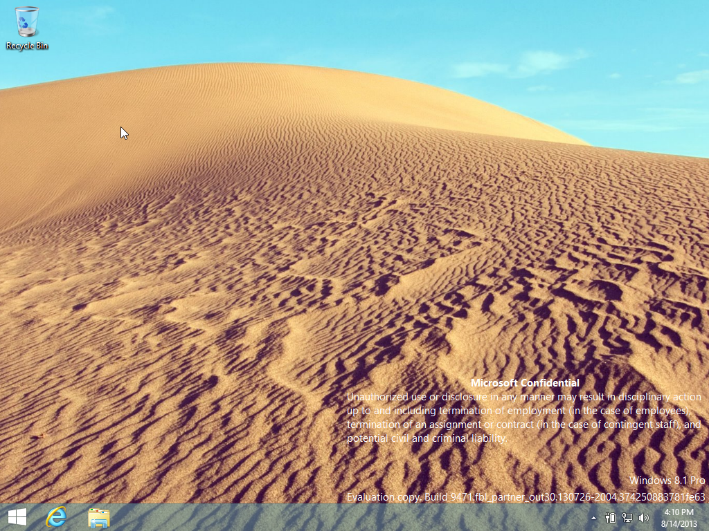 Windows 8 Traditional Desktop