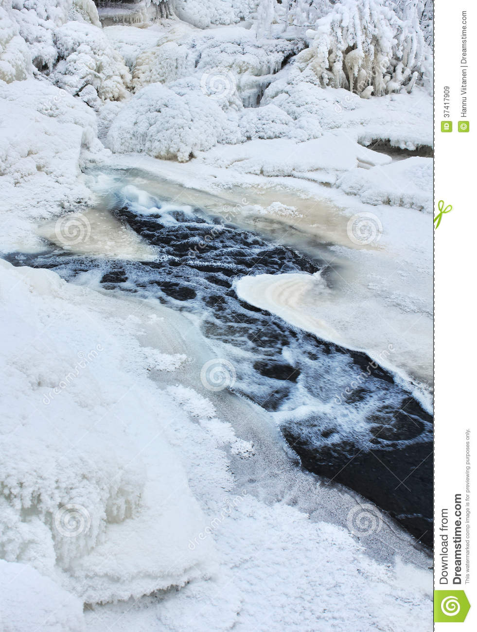 Winter Frozen Water