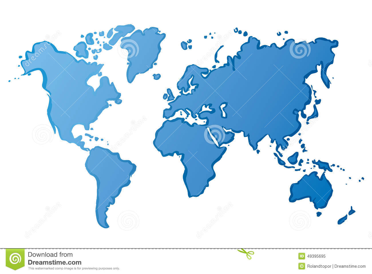 World Map Drawing