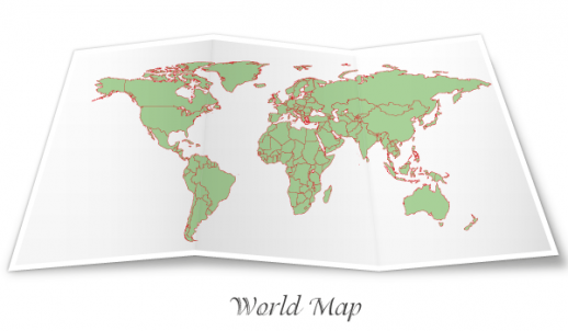 World Map Vector Graphic