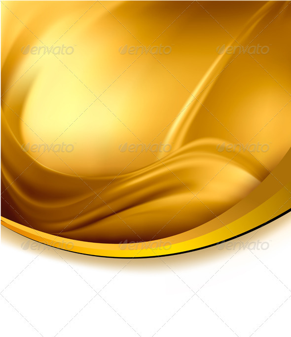 Abstract Gold Vector