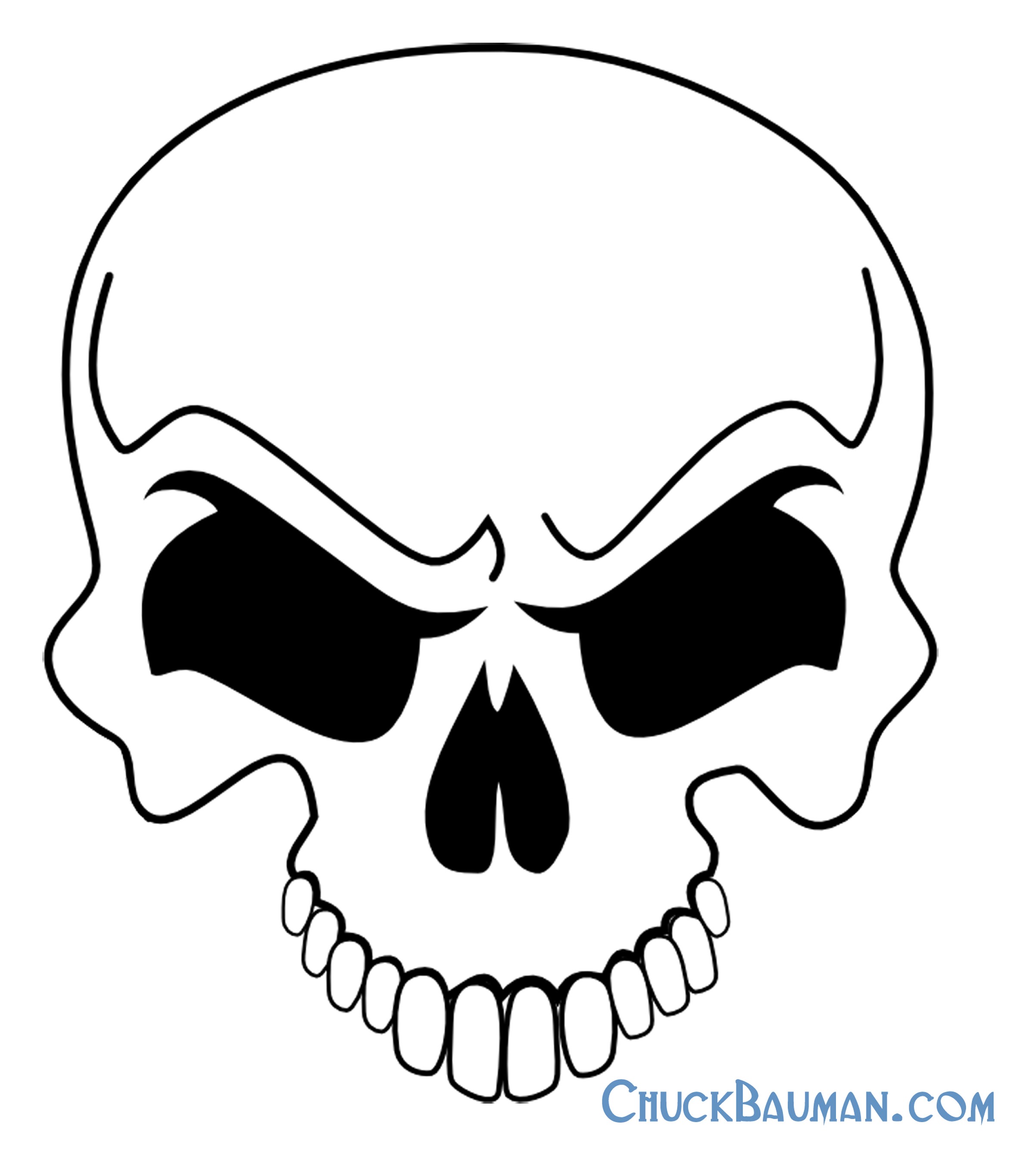 Airbrush Skull Stencils Free