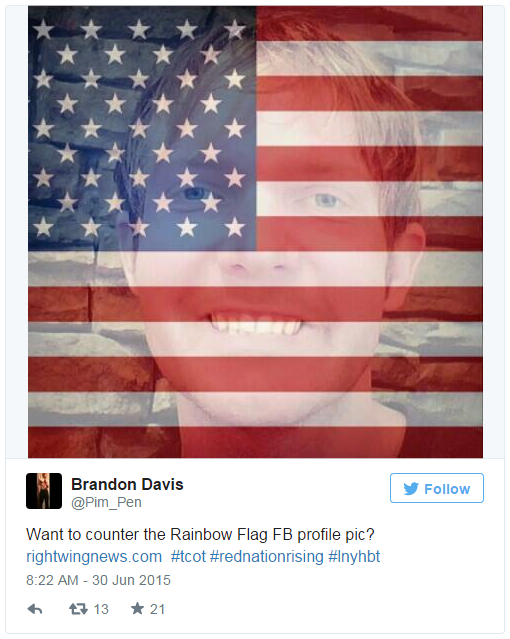 American Flag Overlay On Facebook Profile