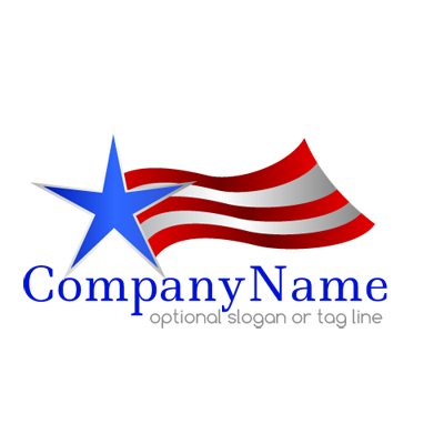American Flag Star Logo