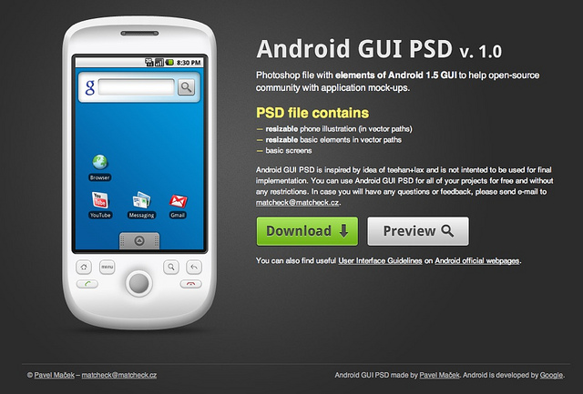 Android-Ui-Psd