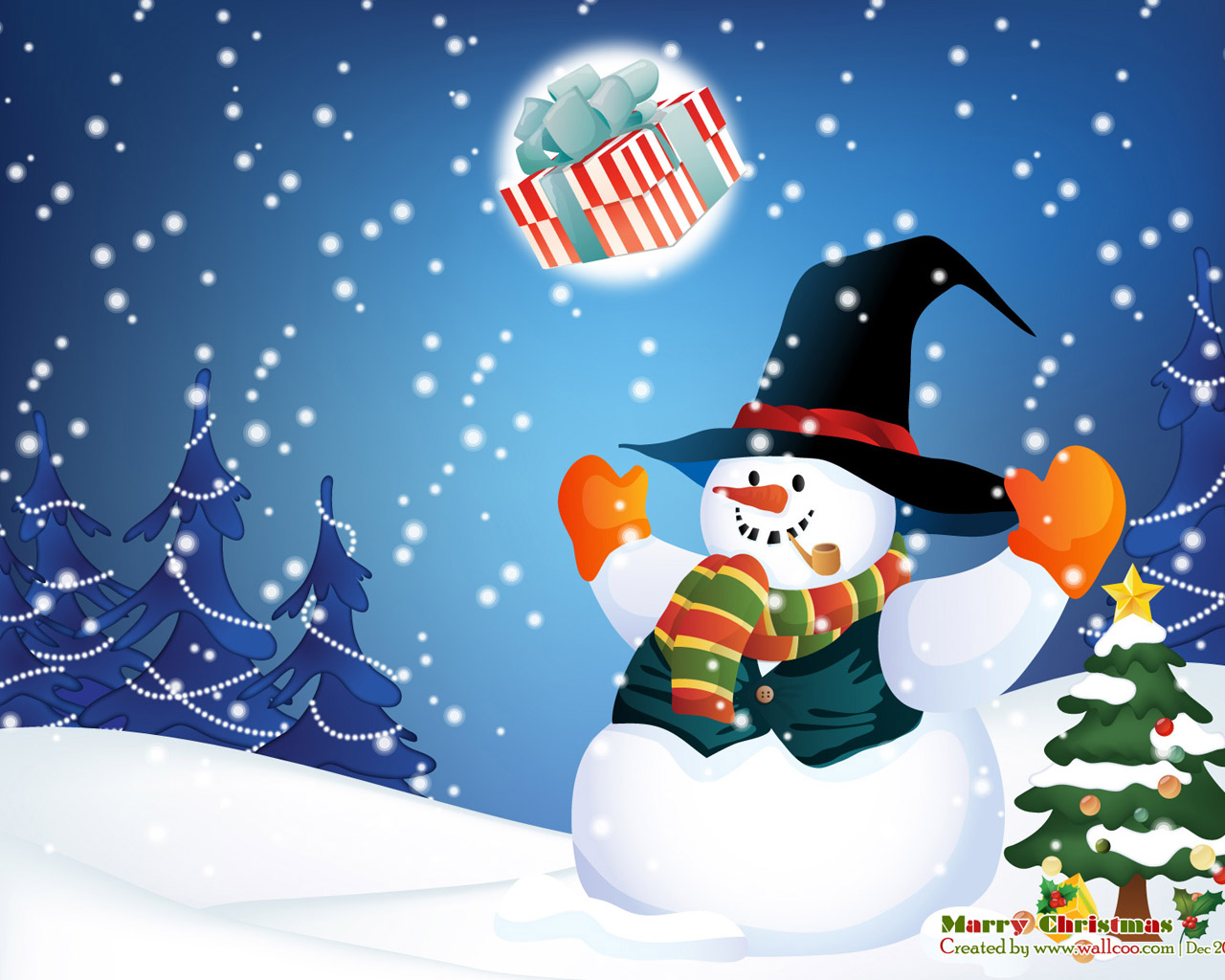 Animated Snowman Screensavers Christmas