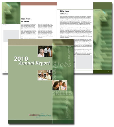 Annual Report Cover Design Template