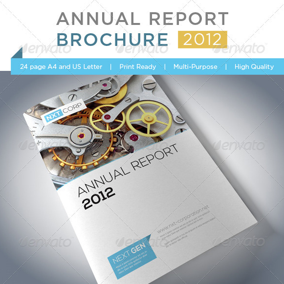 Annual Report Cover Design Template