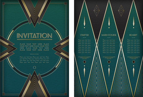 Art Deco Frames Vector Art Deco Frames Vector