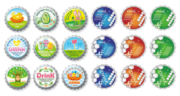 Beer Bottle Cap Vector