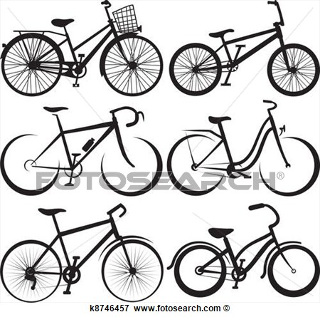 Bicycle Silhouette Outline