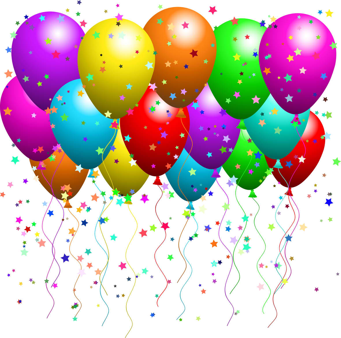 Birthday Balloons Clip Art