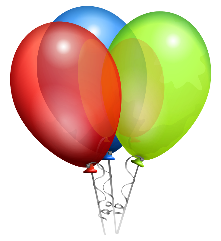 Birthday Balloons Clip Art