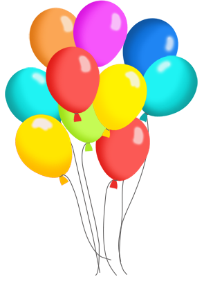 Birthday Balloons Clip Art