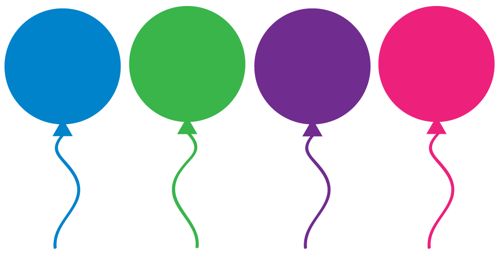 Birthday Balloons Clip Art