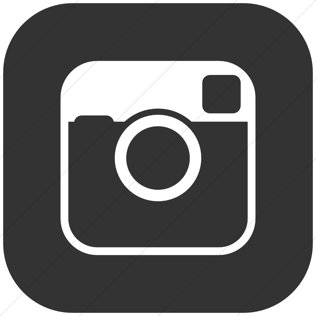 Black and White Instagram Icon