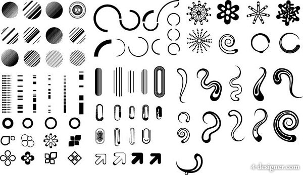 Black and White Simple Graphic Designs