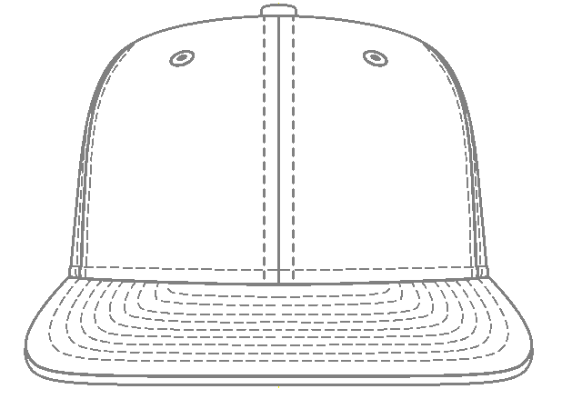 Blank Baseball Cap Template PNG