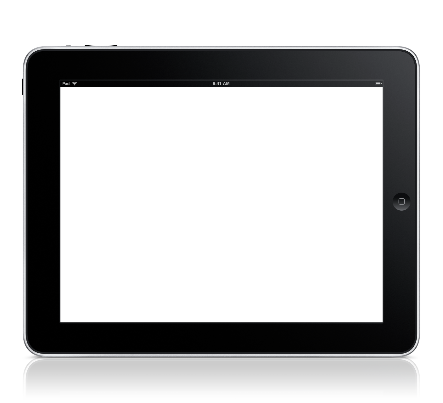 Blank iPad Template