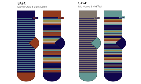 Blank Sock Template Design