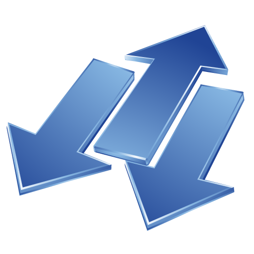 Blue Arrow Icon