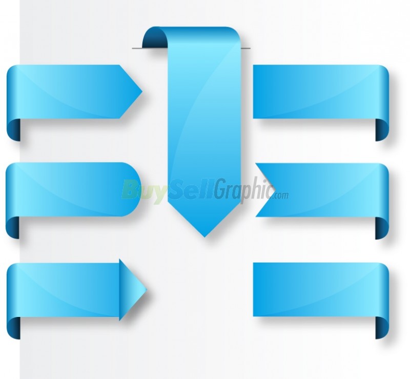 Blue Ribbon Banner Vector