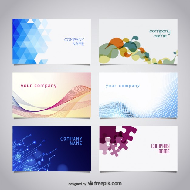 Business Card Vector Free Download