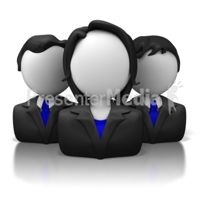 Business Clip Art Groups Icon