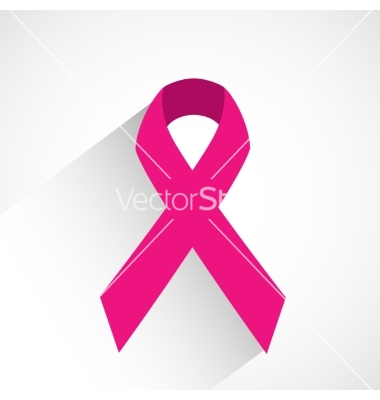 Cancer Awareness Ribbon Vector