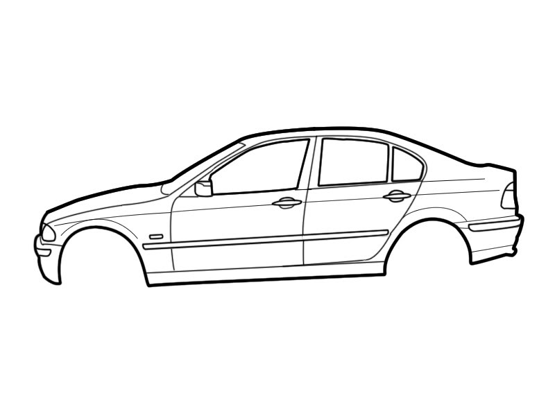 Car Outline Vector