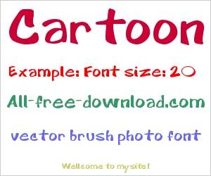 Cartoon Fonts Free Download