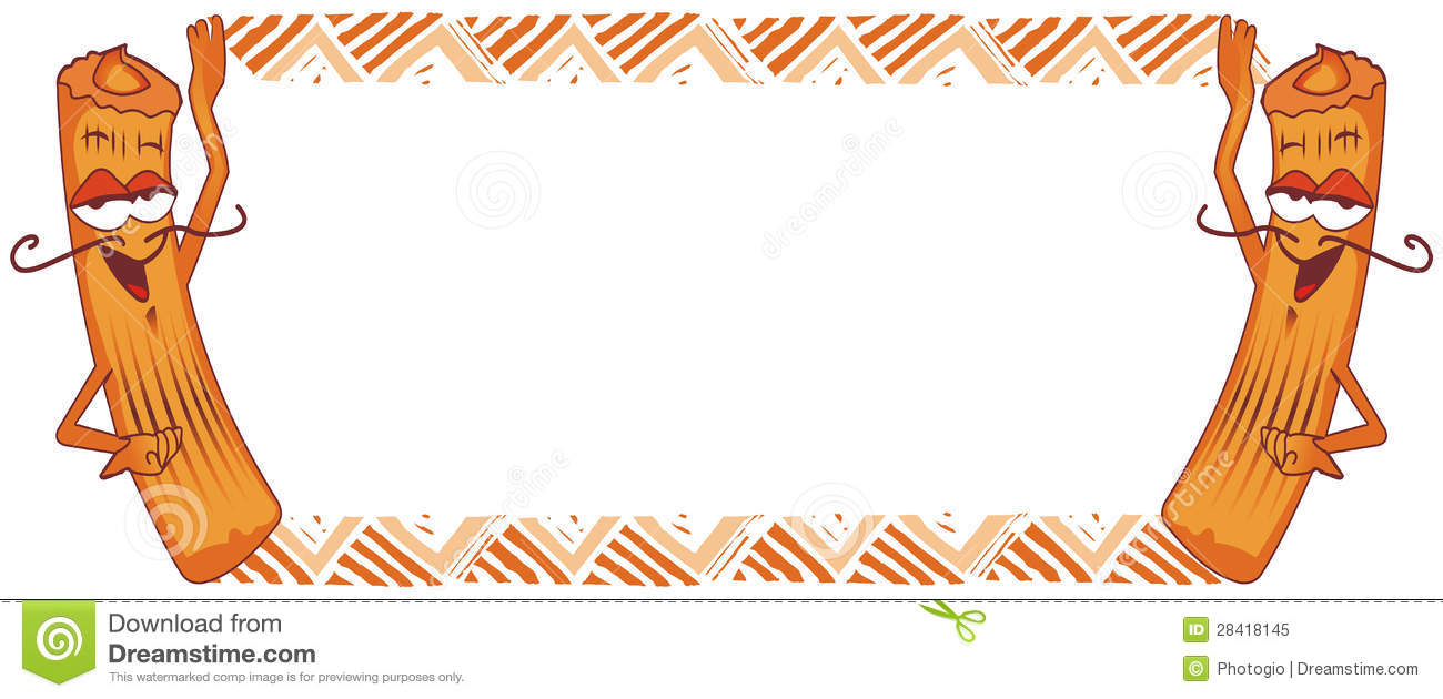 Cartoon Spanish Churros Cartoon Spanish Churros