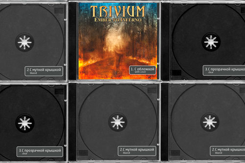 CD Jewel Case Template PSD