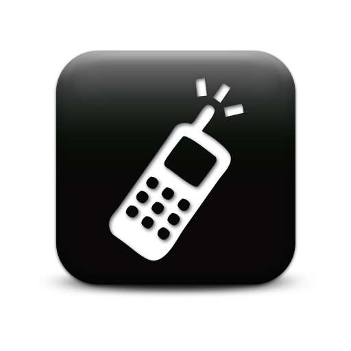 Cell Phone Icon Black