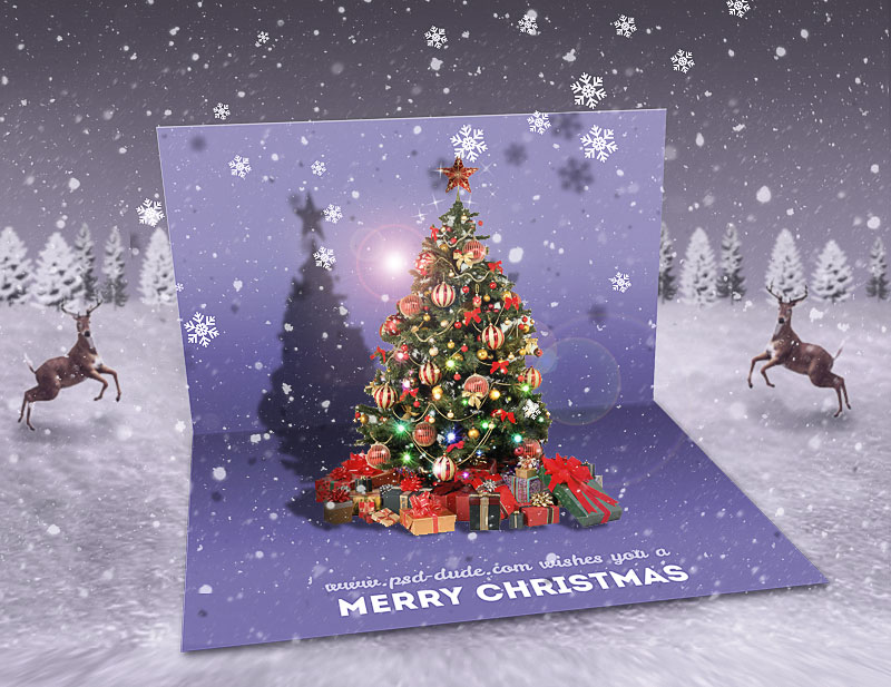 Christmas Photoshop Greeting Card